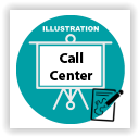 POSTER-Call-center-person-illustration